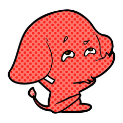 cartoon elephant remembering