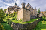 Exterior of castle in Frydlant city - one of the most visited tourist attraction in Czech Republic