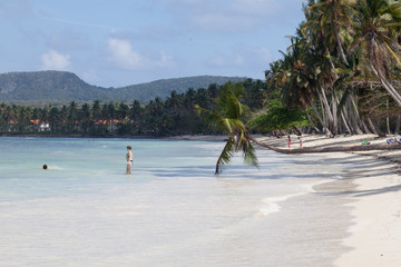 People enjoying the beach.