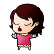 © lineartestpilot - cute cartoon vampire girl