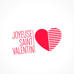 Poster - joyeuse saint valentin