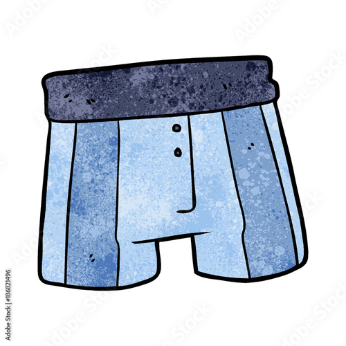 cartoon boxer shorts Stock Vector Adobe Stock