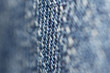 Jean fabric fibers macro