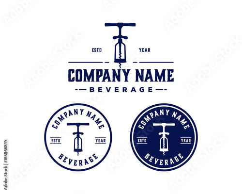 Vector Beer Bottle Openers Tool For Beaf Illustration Symbol Set
