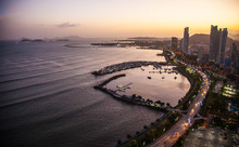 Skyline Of Panama City In Panama 