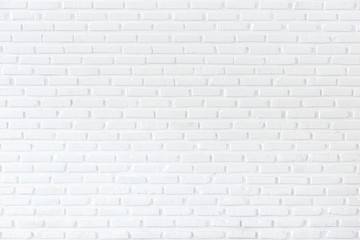 Sticker - White brick wall for background and textured, White wall background