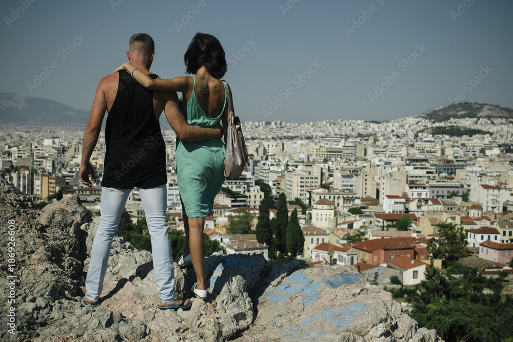 Passionate couple kissing, boy and girl. Having sex. Young lovers