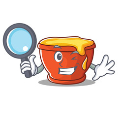 Sticker - Detective honey character cartoon style