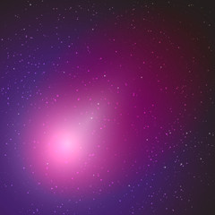 Wall Mural - space vector background with stars. universe illustration. colored cosmos backdrop with stars claste