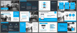 © kaisorn - Blue presentation templates and infographics elements background. Use for business annual report, flyer, corporate marketing, leaflet, advertising, brochure, modern style.