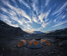 Greenland, Kulusuk, Trekking Camp