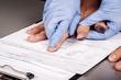 © kaninstudio - police takes fingerprints of a criminal