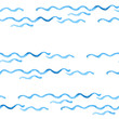 Pattern of wavy lines, and simulated water.