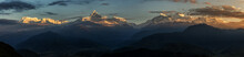 Nepal, Annapurna, Pokhara, Annapurna South, Machapuchare, Panoramic View