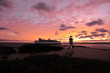 © Terrance Walsh - Brant Point lighthouse...ferry going by