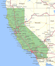 California-US-States-VectorMap-A
