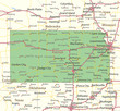 Kansas-US-States-VectorMap-A