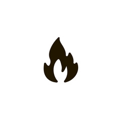 Poster - fire icon. sign design