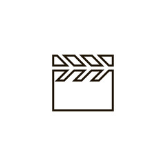 Sticker - film icon. sign design