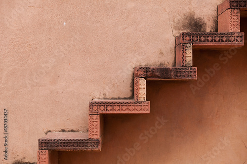 Photo Sandstone Steps At Fatehpur Sikri