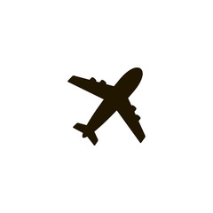 Sticker - plane icon. sign design