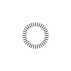 Poster - loading icon. sign design