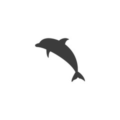 Wall Mural - dolphin icon. sign design