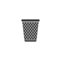 Poster - bin icon. sign design