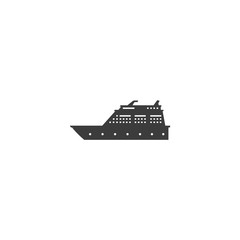 Sticker - ship icon. sign design