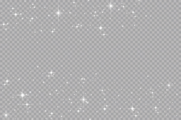 Poster - Glow light effect. Vector illustration. Christmas flash. dust
