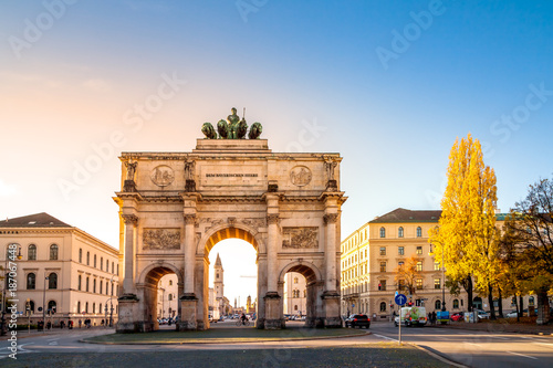 Fotomural München, Siegestor, Triumphbogen,
