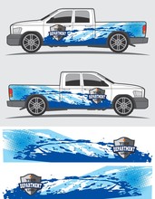 Proffesional Truck Van And Vehicles Decal Vector Kit 
