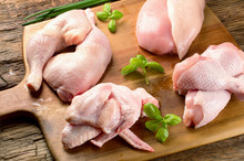 Raw Uncooked Chicken Meat