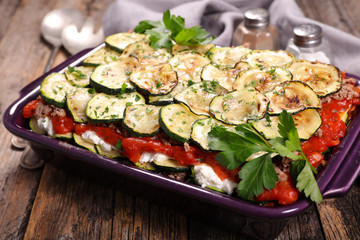 vegetarian gratin with ricotta