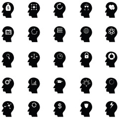 Poster - thoughts icon set