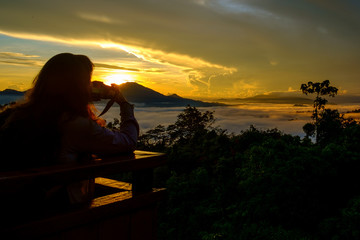 Danum Valley in Sabah at dawn 2, Malaysian Borneo