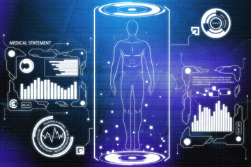 Wall Mural - medical screen wallpaper