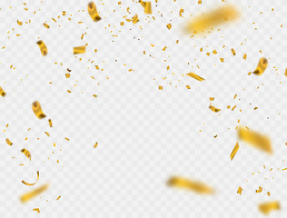 abstract background party celebration gold confetti.
