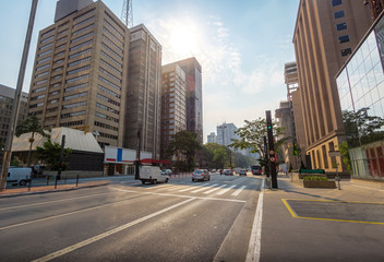 Wall Mural - Paulista Avenue - Sao Paulo, Brazil