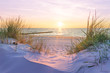 canvas print picture - Sonnenuntergang an der Ostsee