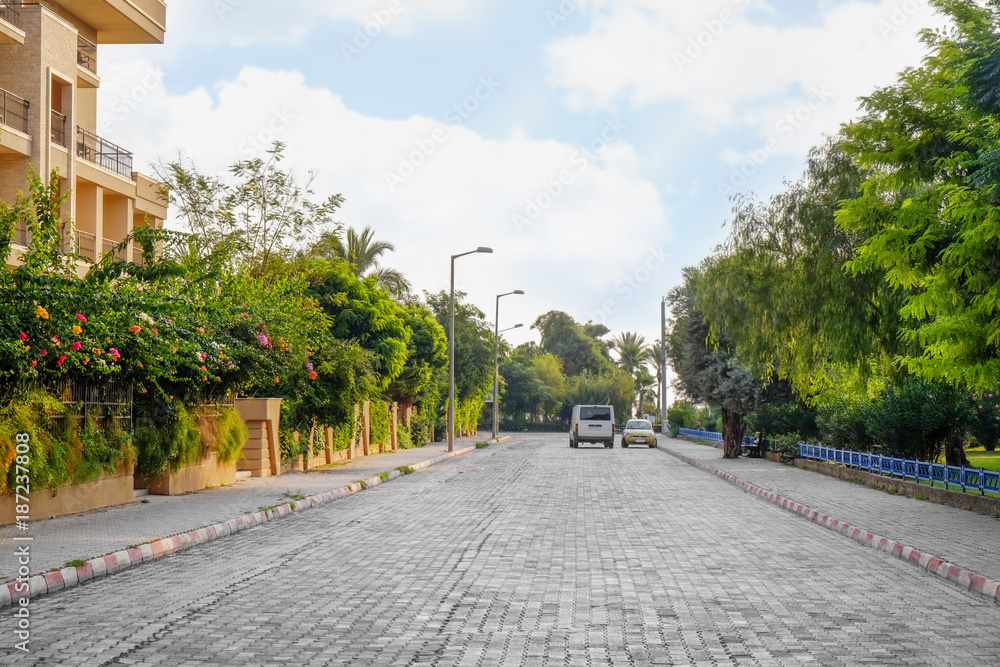 View of road in beautiful city