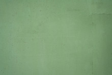 Old Iron Surface Is Painted Green Paint - Bright Rustic Metal Background