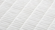 Closeup View On Air Filter. Filtration Concept. High Efficiency Air Filter For HVAC System.