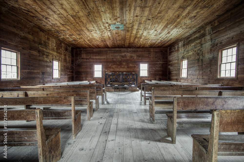 Photo Art Print Cades Cove Primitive Baptist Church