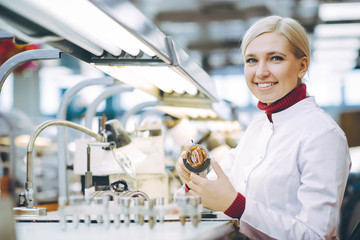 factory electronics worker