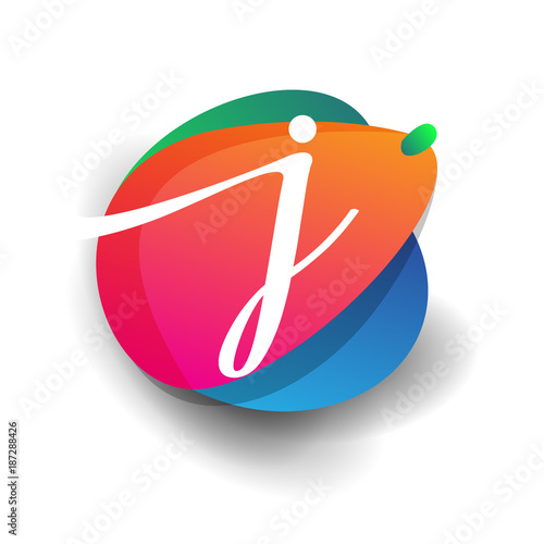 Letter J Logo With Colorful Splash Background Letter Combination Logo Design For Creative Industry Web Business And Company Buy This Stock Vector And Explore Similar Vectors At Adobe Stock Adobe Stock