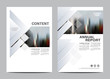 Brochure flyer annual report leaflet mock up template layout design.