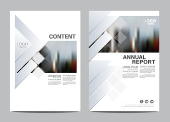brochure flyer annual report leaflet mock up template layout design.
