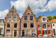 Old Houses At The Cheese Market Sqaure In Edam