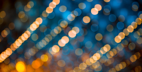 Wall Mural - Beautiful abstract Background with bokeh lights.